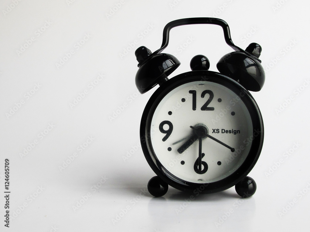 Isolate figure cute little alarm clock prop decor model Isolate figure cute little alarm clock prop decor model