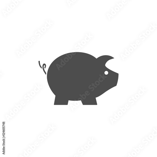 Icono aislado de cerdo