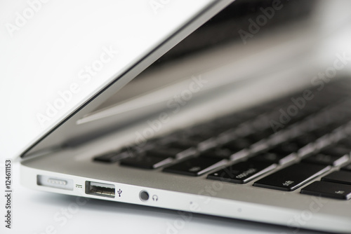 Wallpaper Mural Laptop isolated on white background Torontodigital.ca