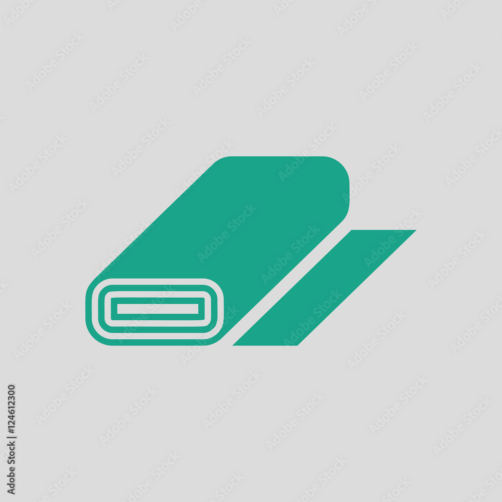 Tailor cloth roll icon Tailor cloth roll icon