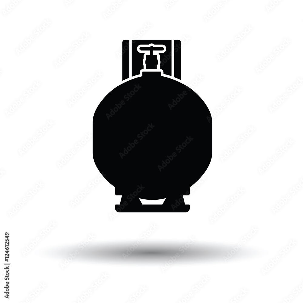 Obraz premium Gas cylinder icon