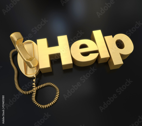Call for help in gold