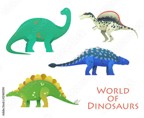 Prehistoric or jurassic dinosaurs  dino.