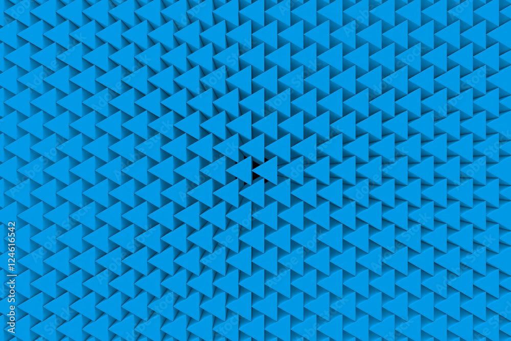 Naklejka premium Wall of paper prisms