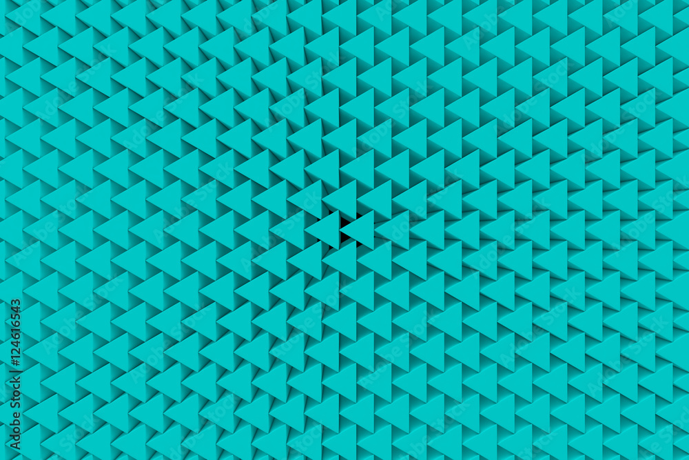 Wall of paper prisms Wall of paper prisms