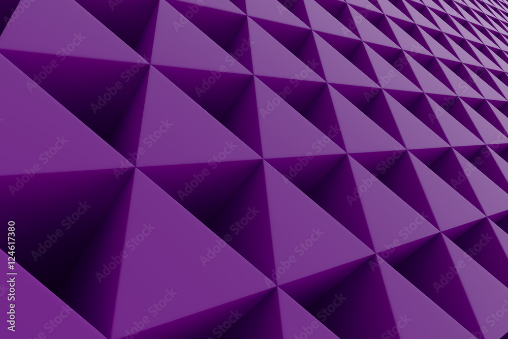 Obraz premium Wall of plastic prisms