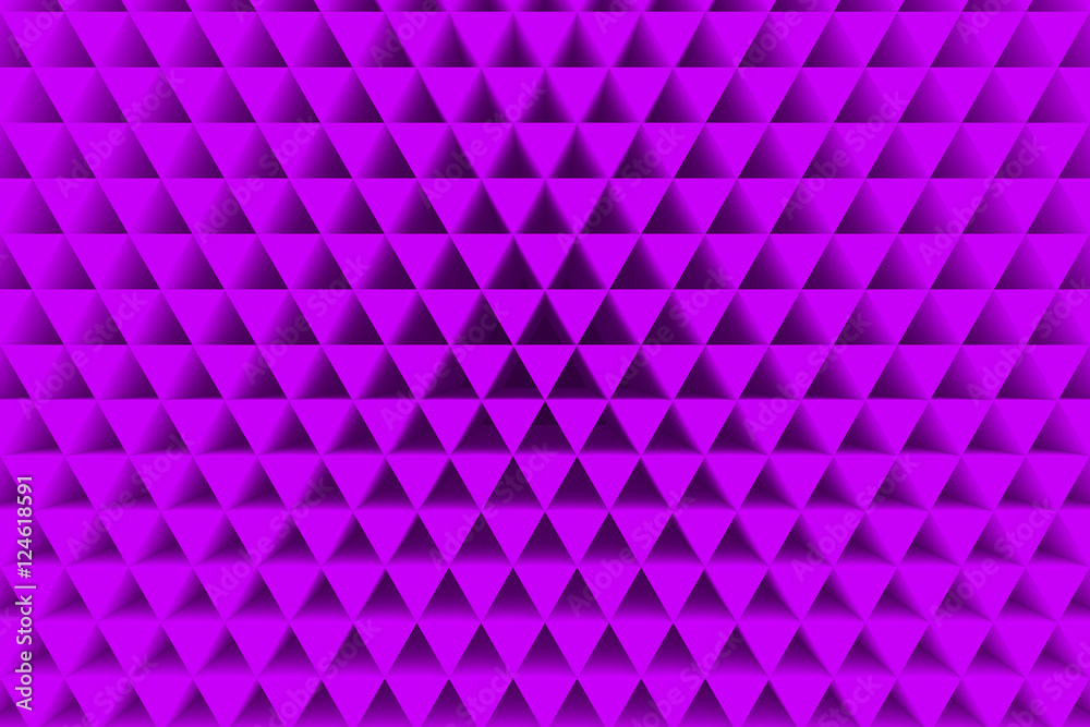 Wall of paper prisms Wall of paper prisms