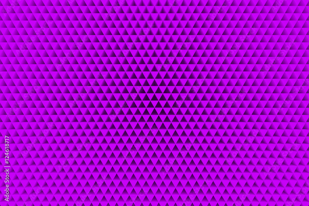 Wall of paper prisms Wall of paper prisms