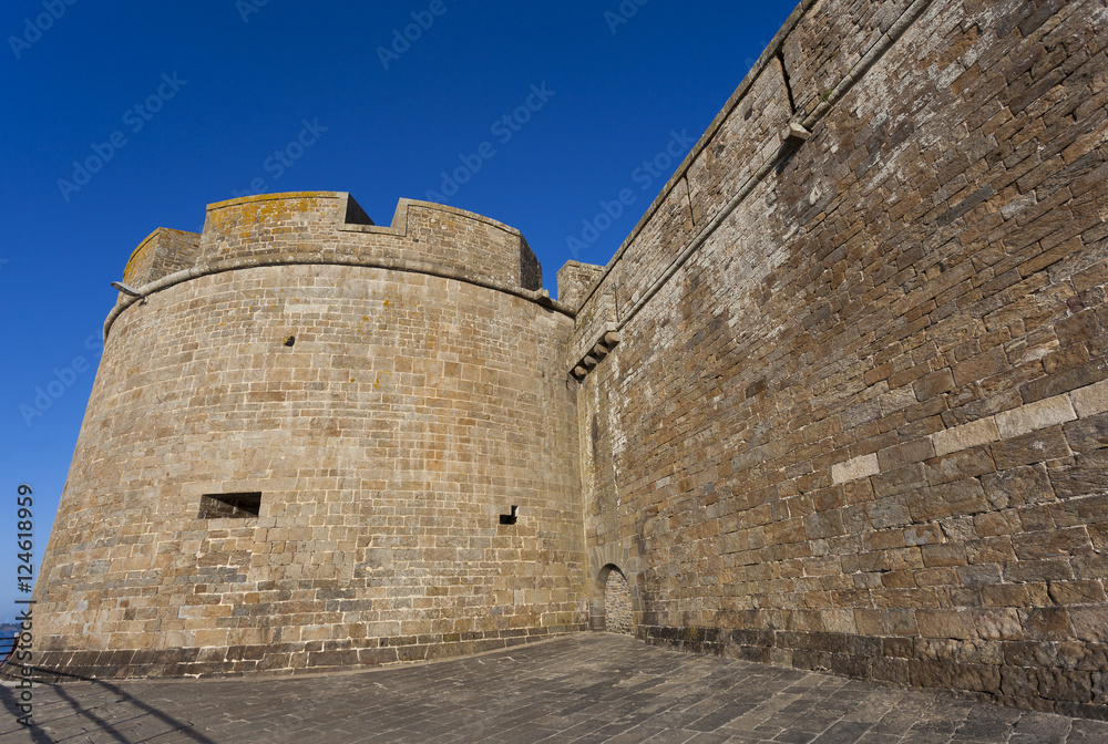 Walls of Saint-Malo, Ille-et-Vilaine, Britanny, France