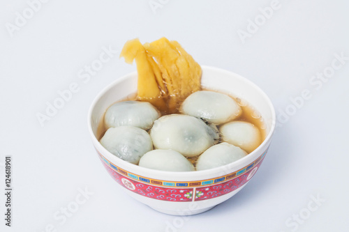 Fotografija Black seasame dompling in ginger  tea recipes