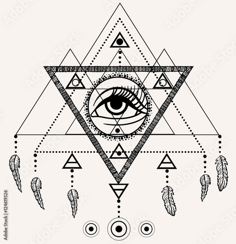 Blackwork tattoo flash.