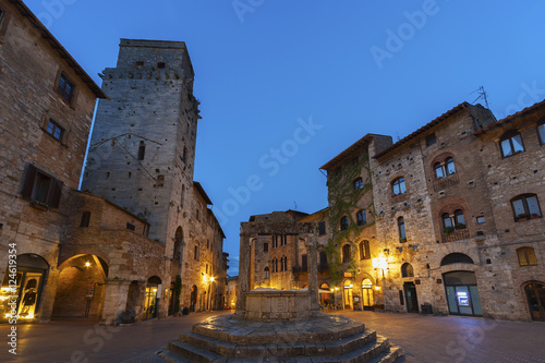 Fototapeta Naklejka Na Ścianę i Meble -  San Gimignano Medieval Village,Tuscany, Italy, Europe