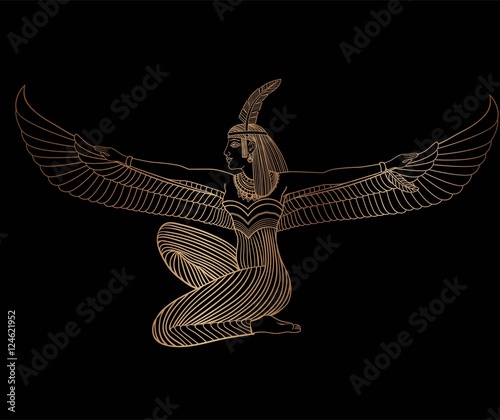 Obraz na plátně Isis Goddess of health