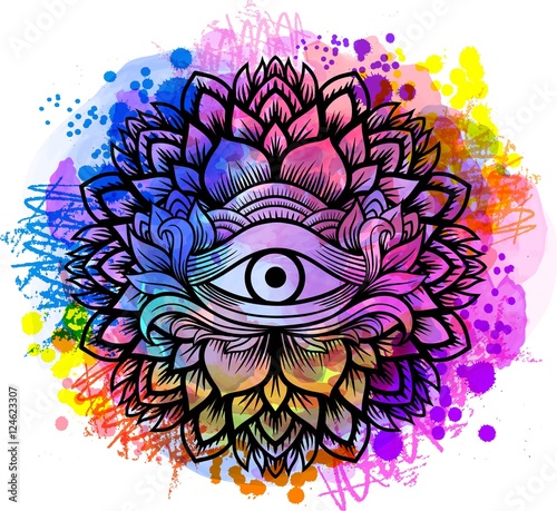 Third eye with mandala