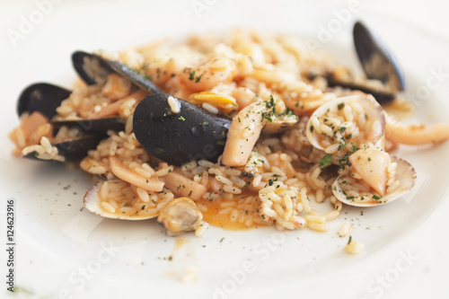 Risotto alla pescatora photo