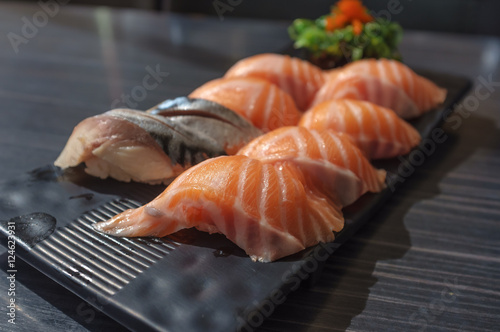 Closeup Sushi Set