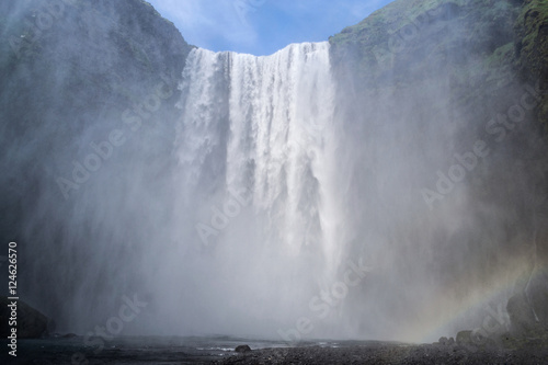 One of the hundreds of wter falls in Iceland