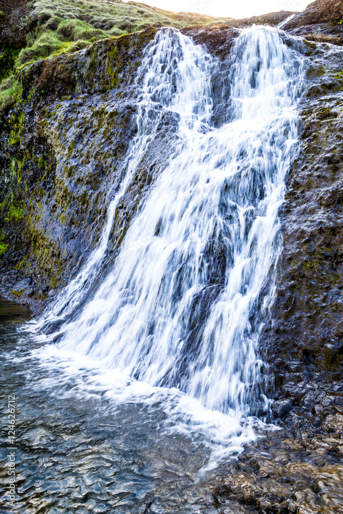 One of the hundreds of wter falls in Iceland One of the hundreds of wter falls in Iceland