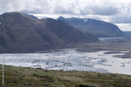 Skaftafellsjokull glacie one of the most impresive of Iceland