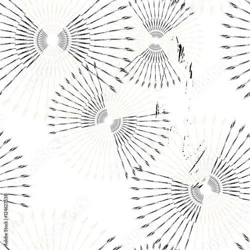 seamless pattern background, with circles, strokes and splashes