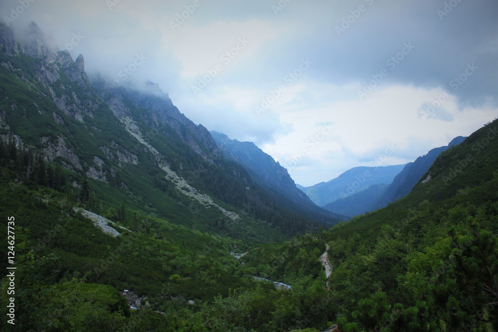Tatry - Szlak zielony na Przedni Staw Tatry - Szlak zielony na Przedni Staw