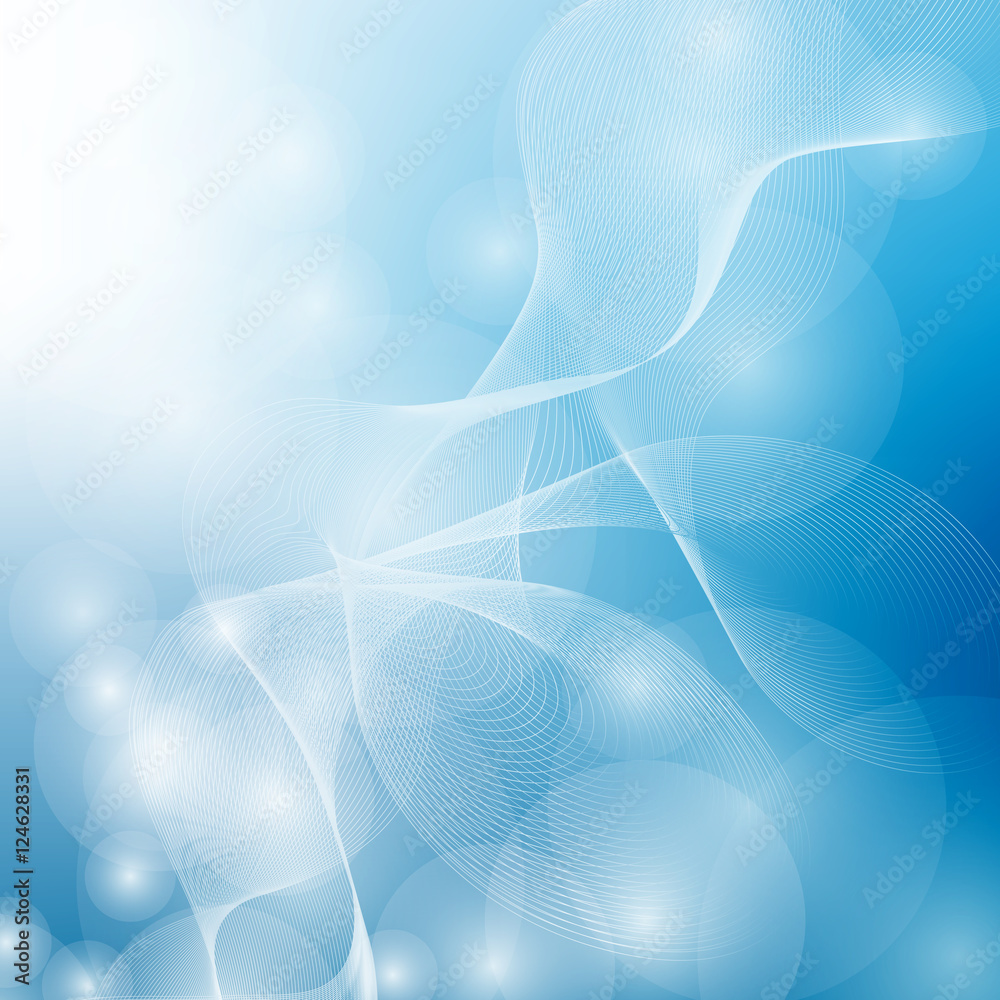 Abstract curved lines on bright background Vector illustration Abstract curved lines on bright background Vector illustration