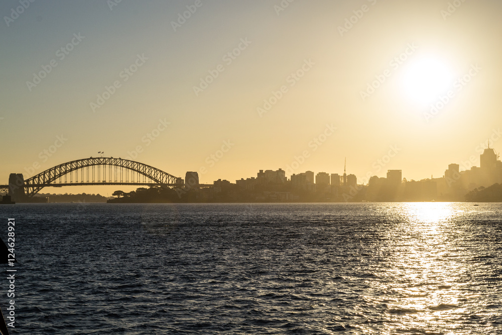Naklejka premium From Watsons bay to CBD in Sydney