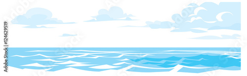 clouds sky over water