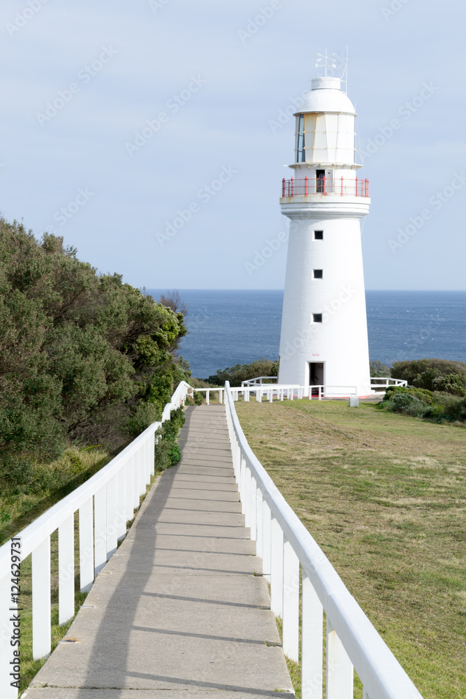 Lighthouse at Cape Otway by the Great Ocean Road