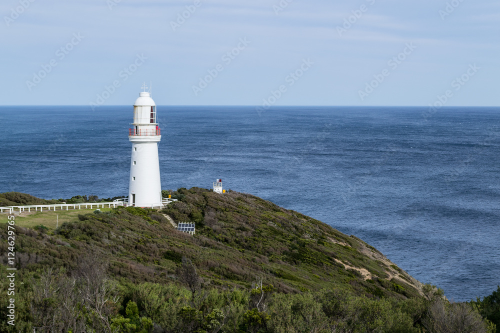 Lighthouse at Cape Otway by the Great Ocean Road