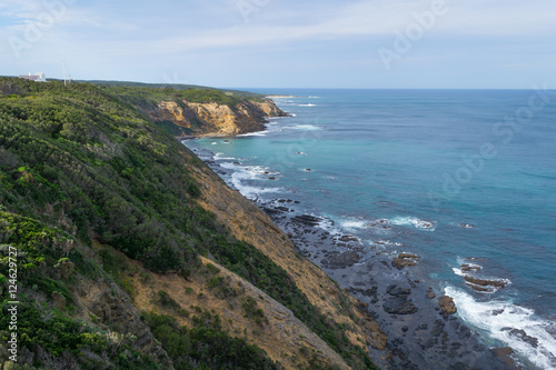 Lighthouse at Cape Otway by the Great Ocean Road