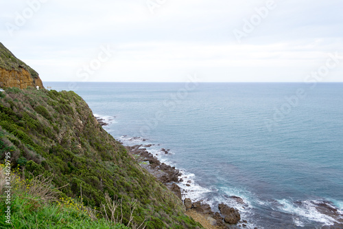 Scenic area of the Great Ocean Road