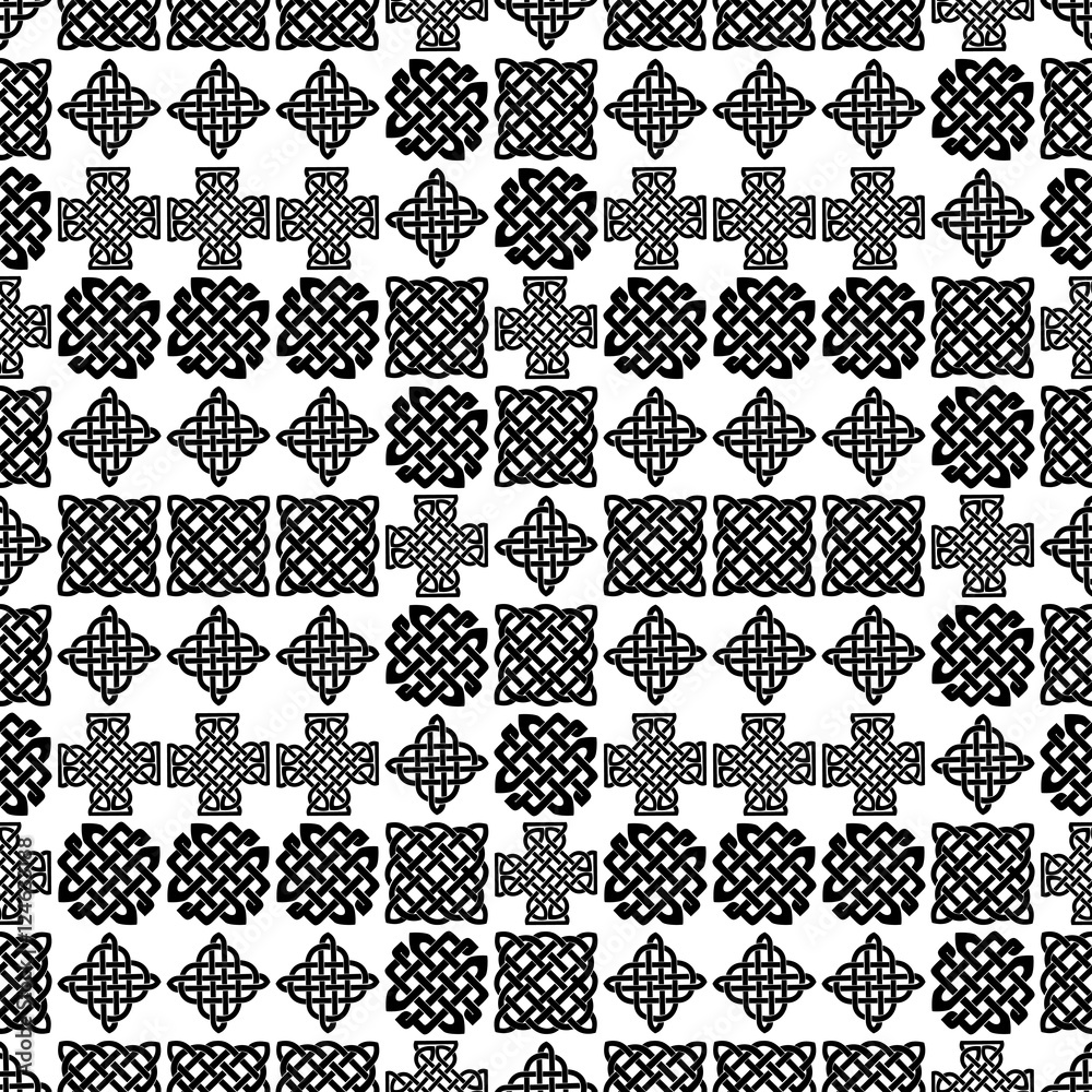 Celtic knot seamless pattern Celtic knot seamless pattern