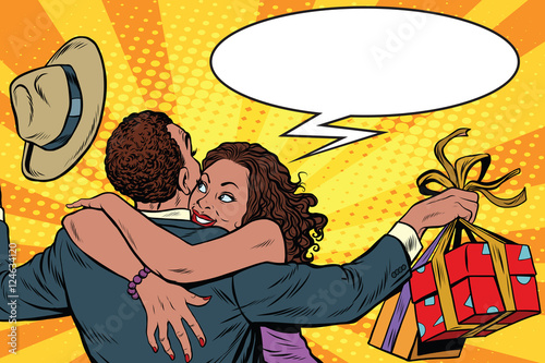 wife thanks husband for the gift