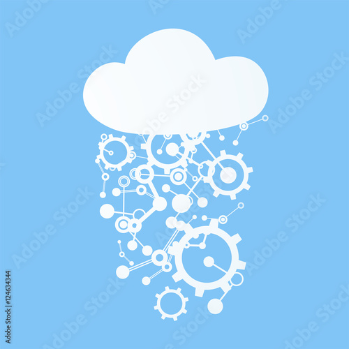 tech cloud symbol