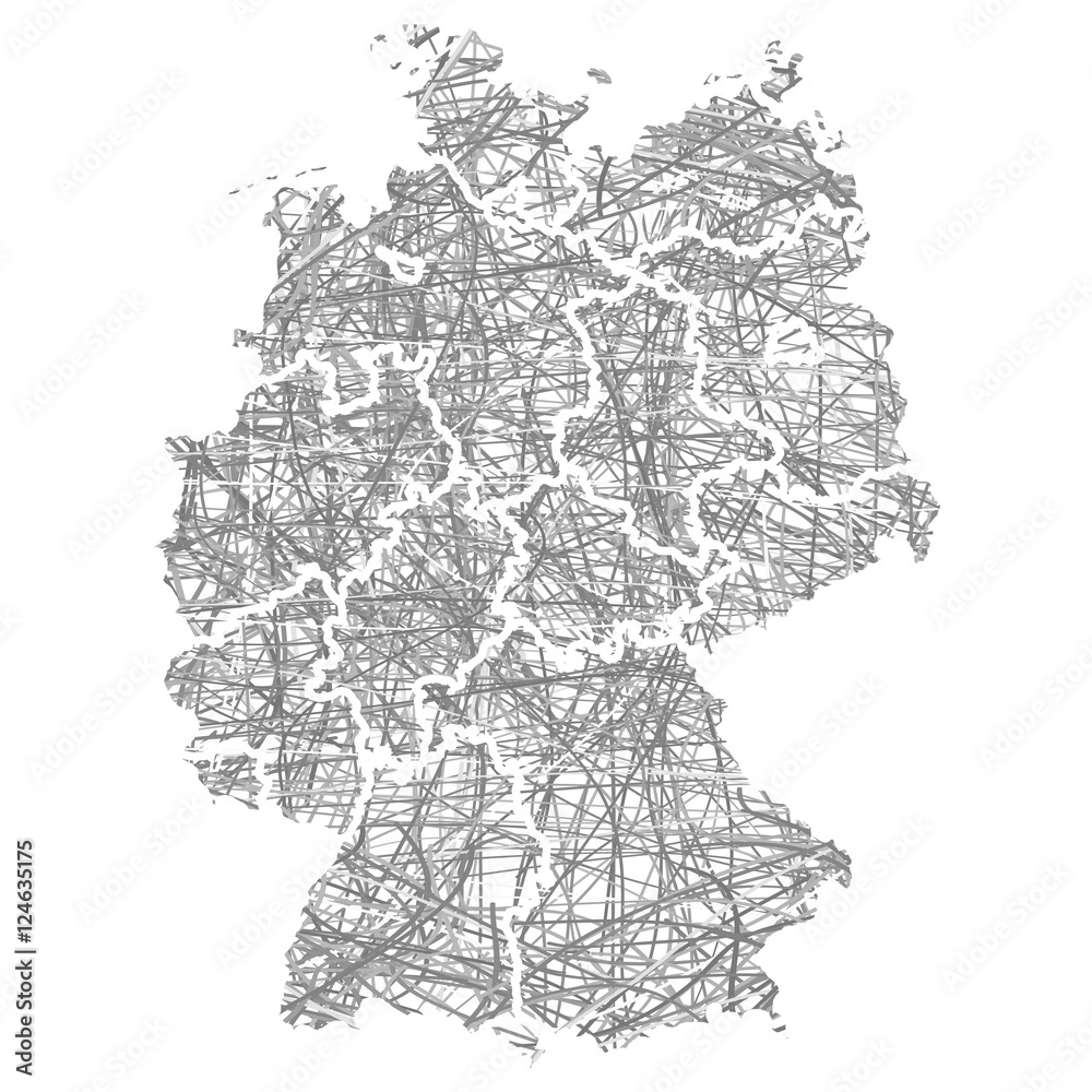 Deutschland Landeskarte
