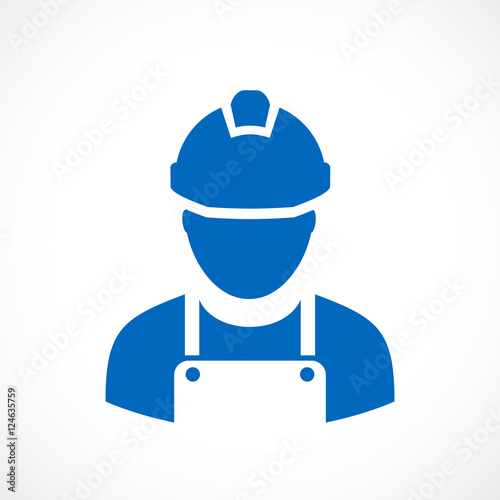 Builder worker icon