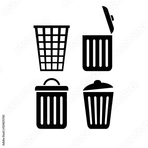 Trash can icon
