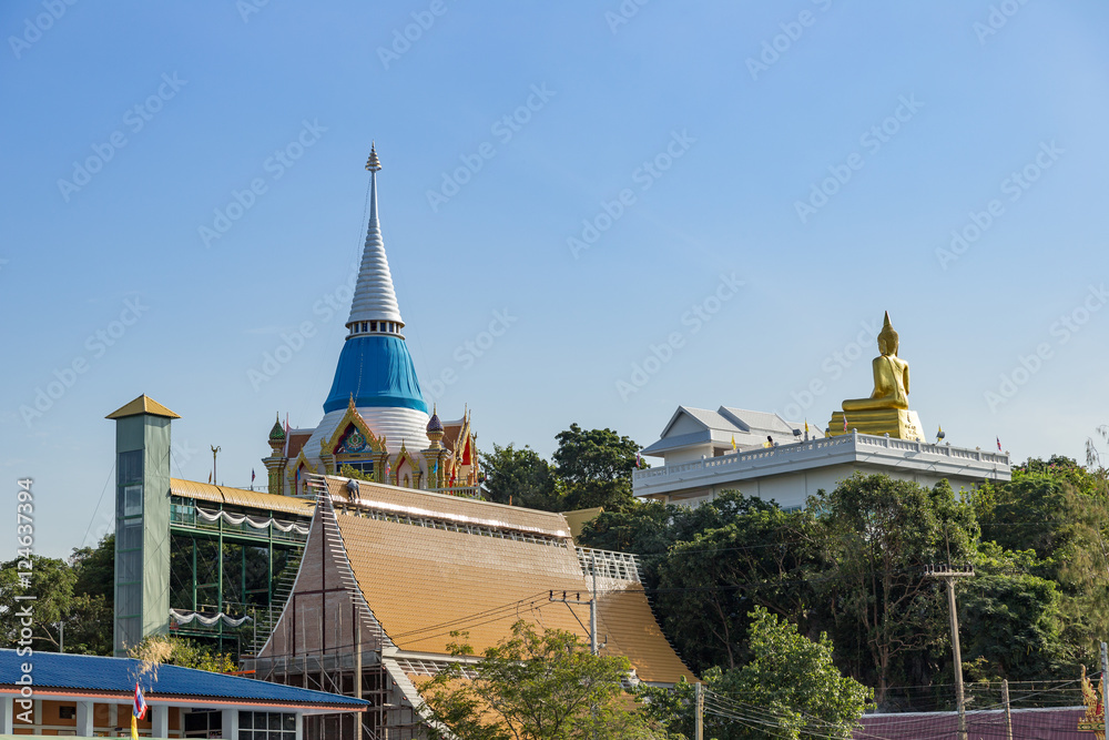 Wat Khaodin Buddhist Temple in Thailand