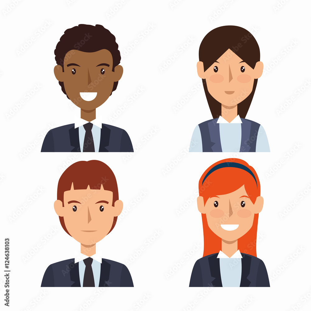 business people avatars group vector illustration design business people avatars group vector illustration design