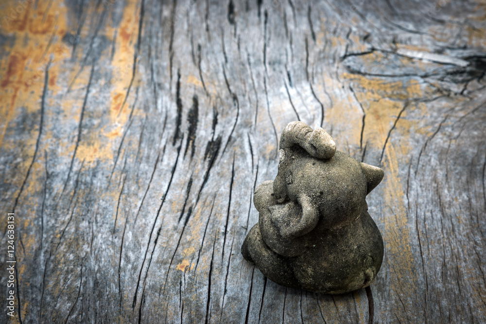 Obraz premium Grunge Elephant statue