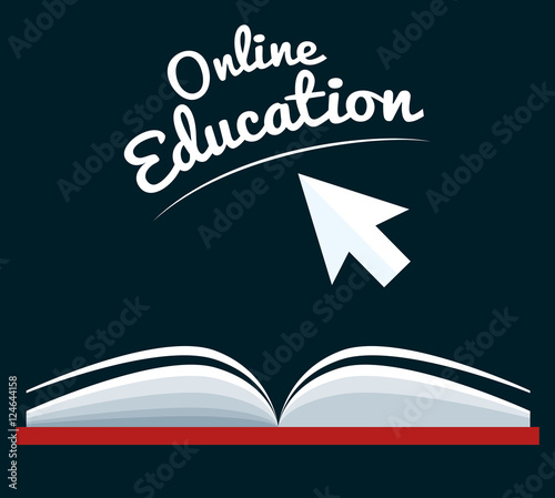 online education isolated icons vector illustration design