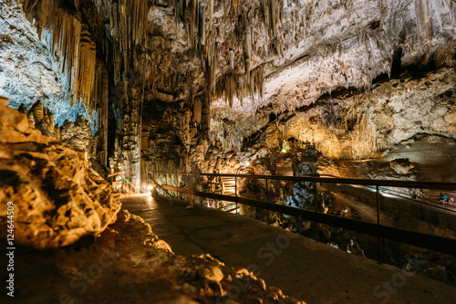 Cuevas De Nerja - Caves Of Nerja In Spain. Famous Landmark.