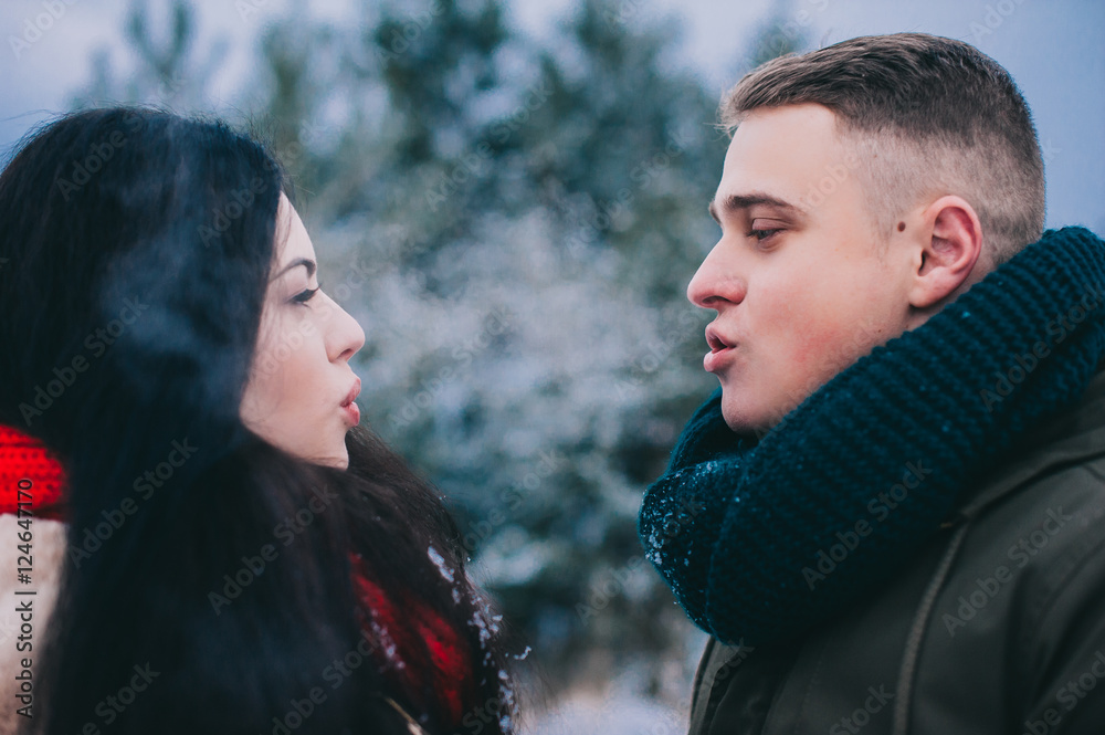 Fototapeta premium Winter Love Story