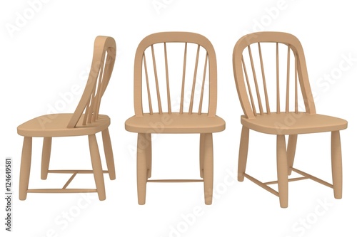 Wood vintage chair