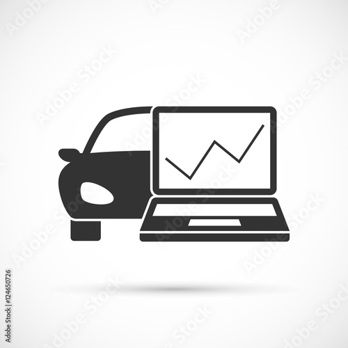 Car diagnostics icon