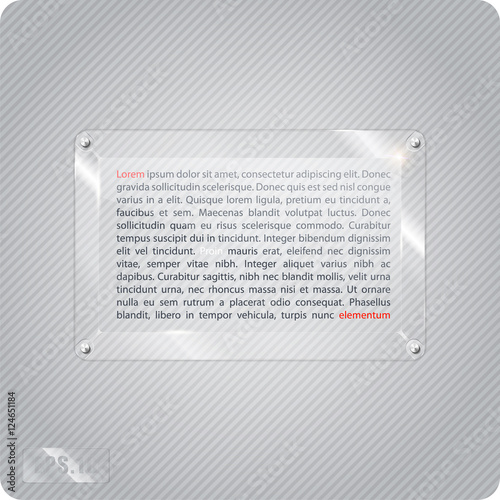 Abstract vector glass plane on halftone background. Eps10.3d.
