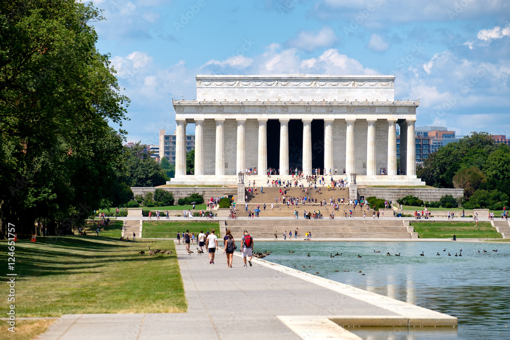 The Lincoln Memorial in Washington D.C. The Lincoln Memorial in Washington D.C.
