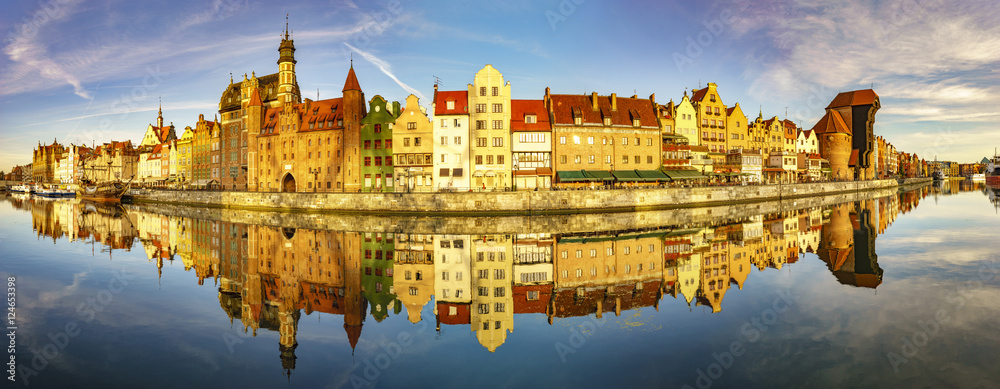 Obraz Cityscape of Gdansk in Poland,Panorama