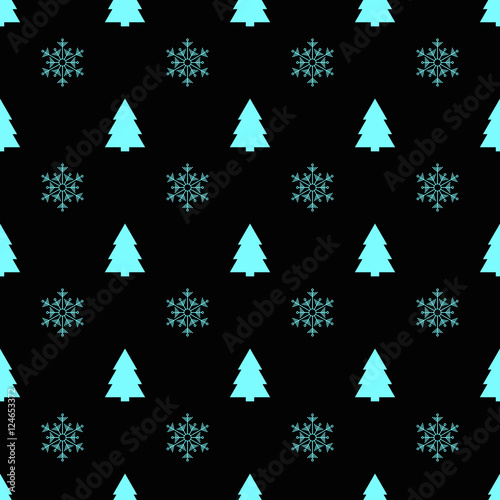 Winter seamless pattern.